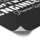 Geschenk für Softwareentwickler Poster (Ecke)