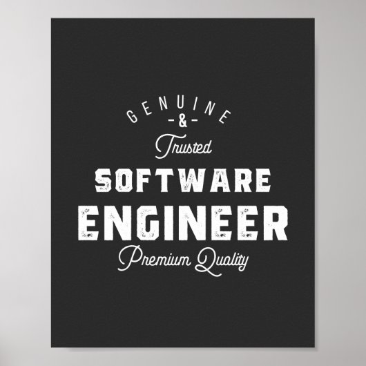Geschenk für Softwareentwickler Poster (Vorne)