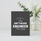 Geschenk für Softwareentwickler Postkarte (Stehend Vorderseite)