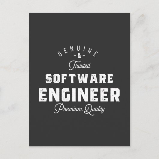 Geschenk für Softwareentwickler Postkarte (Vorderseite)