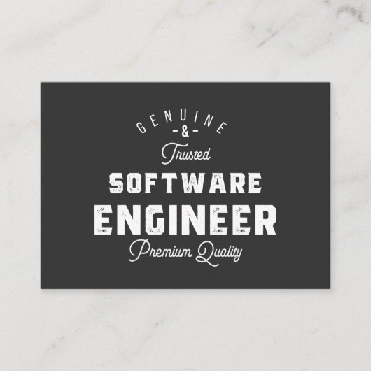 Geschenk für Softwareentwickler Visitenkarte (Vorderseite)