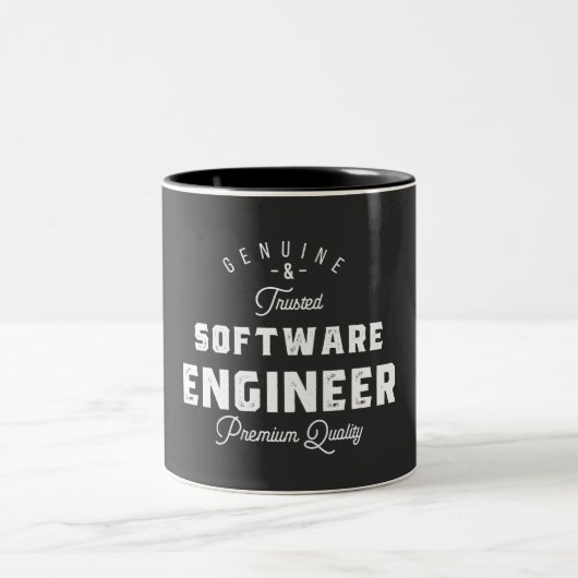Geschenk für Softwareentwickler Zweifarbige Tasse (Mittel)