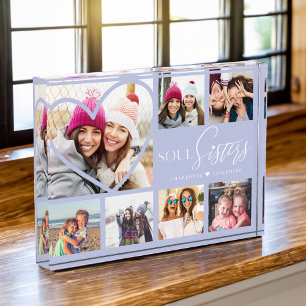 Geschenk für Soul-Schwestern 7 Foto Collage Heart 