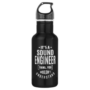 Geschenk für Sound Engineer Edelstahlflasche