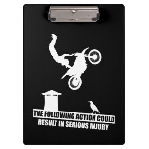 Geschenk für Sport Dirt Bike Motorrad Fans Klemmbrett