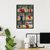 Geschenk für Sportspeicher - individuelle Baseball Poster (Heimbüro)