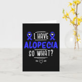 Geschenk für Spot Baldness Patienten Haarausfall Karte (Gelbe Blume)