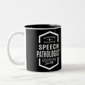 Geschenk für Sprachpathologen Zweifarbige Tasse (Links)