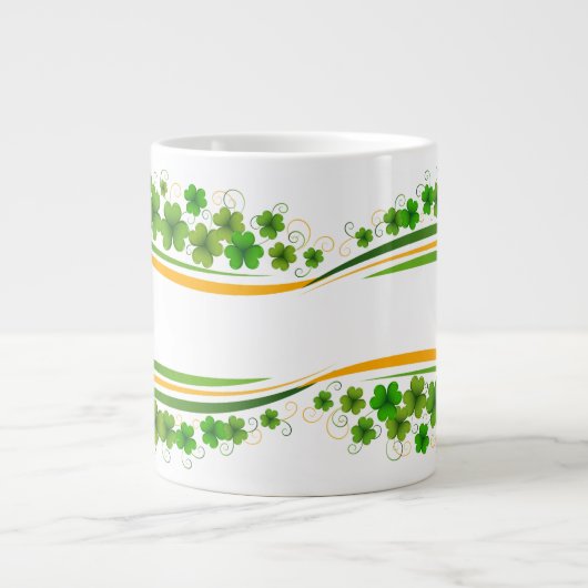 Geschenk für ST. Patrick Day Jumbo-Tasse (Vorderseite)