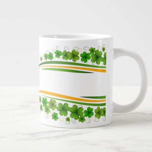 Geschenk für ST. Patrick Day Jumbo-Tasse (Rechts)