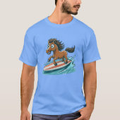 Geschenk für Surfpferde T-Shirt (Vorderseite)