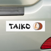 Geschenk für Taiko Drummer Taiko Drum Japanisch Autoaufkleber (Auf Auto)