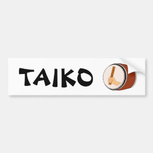 Geschenk für Taiko Drummer Taiko Drum Japanisch Autoaufkleber