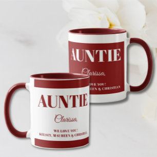 Geschenk für Tante mit Namen Kaffee Tasse