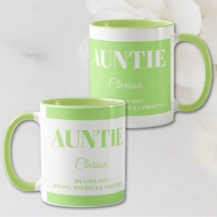 Geschenk für Tante mit Namen Kaffee Tasse