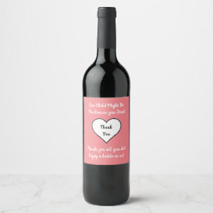 Geschenk für Teacher Wein Weinetikett