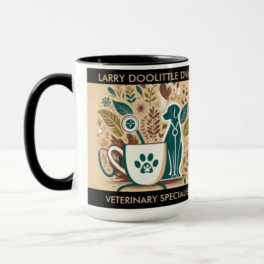 Geschenk für Tierärzte Tasse (Links)