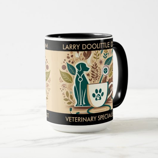 Geschenk für Tierärzte Tasse (VorderseiteRechts)