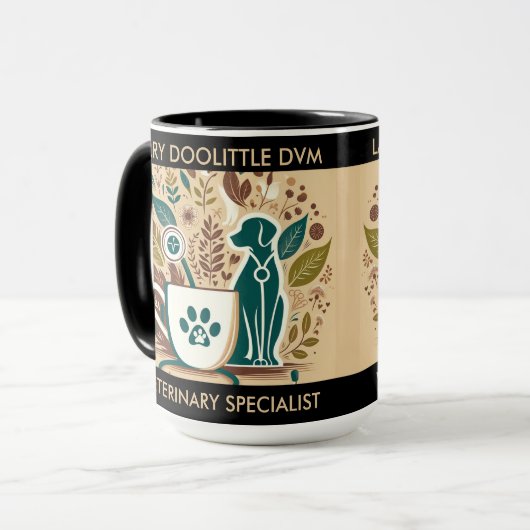 Geschenk für Tierärzte Tasse (Vorderseite Links)
