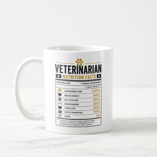 Geschenk für Tierarzthelfer-Studenten Kaffeetasse (Links)