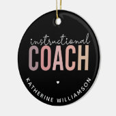 Geschenk für Trainer Keramik Ornament (Links)