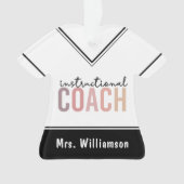 Geschenk für Trainer Ornament (Vorderseite)