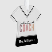 Geschenk für Trainer Ornament (Vorderseite)
