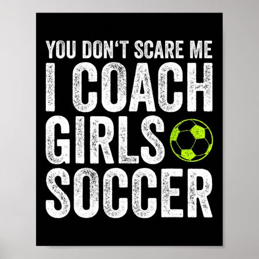 Geschenk für Trainer Sie schüchtern mich nicht ein Poster (Vorne)