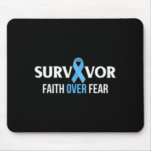Geschenk für Überlebende des Prostatakrebs-Bewusst Mousepad