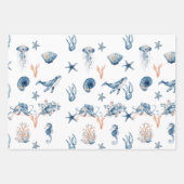 Geschenk für unterseeische Wasserfarben Geschenkpapier Set (Vorderseite)