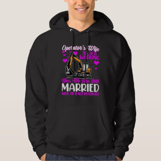 Geschenk für Valentins Freundin Ehefrau Bagger  Hoodie