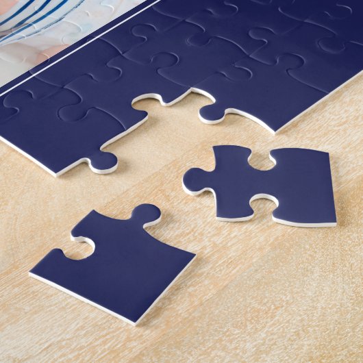 Geschenk für Vater | Bester Vater je FotoCollage Puzzle (Seite)