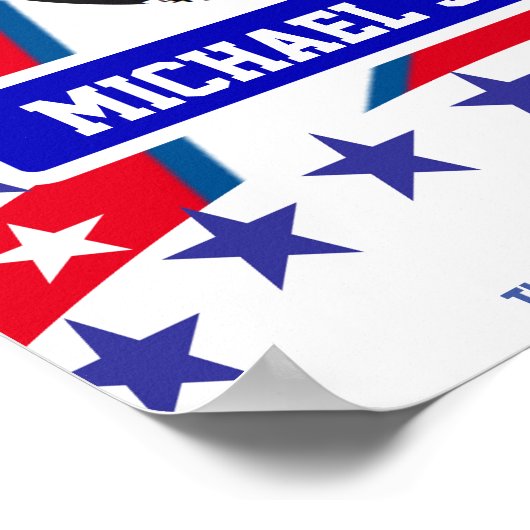 Geschenk für Väter | Bester Vater Poster (Ecke)