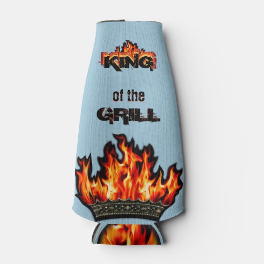 Geschenk für Vater! Bier Cooler, gemütlich, Holzof Flaschenkühler (Vorderseite)