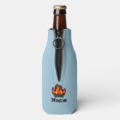 Geschenk für Vater! Bier Cooler, gemütlich, Holzof Flaschenkühler (Flasche Rückseite)