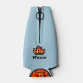 Geschenk für Vater! Bier Cooler, gemütlich, Holzof Flaschenkühler (Rückseite)