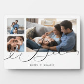 Geschenk für Vater | Family Foto 3 FotoCollage Fotoplatte (Vorderseite)