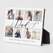 Geschenk für Vater | Family Foto Keepake Collage Fotoplatte (Seite)