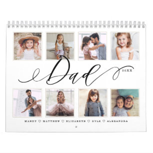 Geschenk für Vater  Foto für familiäre Erinneru Kalender