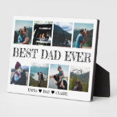 Geschenk für Vater Fotocollage Plaque mit Easel Fotoplatte (Seite)