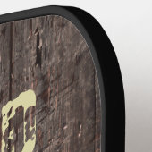 Geschenk für Vater-Holzeffekt #1 Vater Pickleball Schläger (Linke Seite)