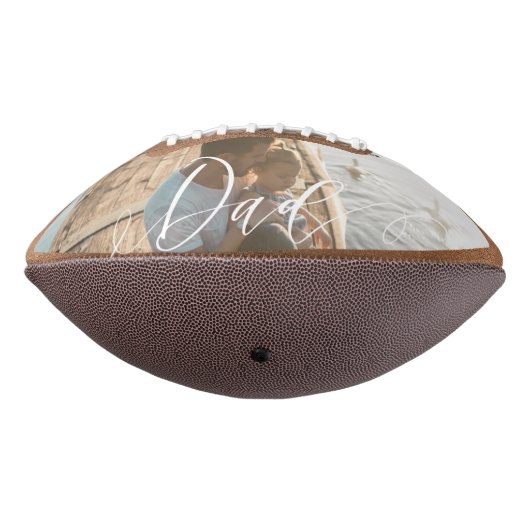 Geschenk für Vater | Klassische Skriptkalligrafie Football (Gedreht 270)