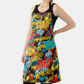 Geschenk für VATER mit eigener Marke - Comic Super Schürze (InSitu)