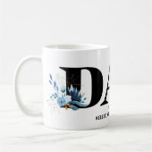 Geschenk für Vater mit Kindernamen Kaffeetasse (Links)
