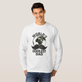 Geschenk für Vater | Schwarzes Papa-Shirt | Gesche T-Shirt (Vorne ganz)