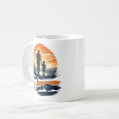 Geschenk für Vater und Sohn Kaffeetasse (Vorderseite Links)