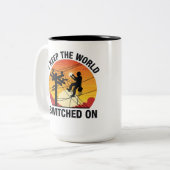 Geschenk für Versorgungsarbeiter Elektrischer Frei Zweifarbige Tasse (Vorderseite Links)