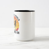 Geschenk für Versorgungsarbeiter Elektrischer Frei Zweifarbige Tasse (Mittel)