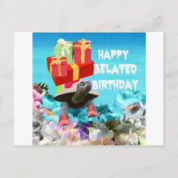 Geschenk für verspätete Geburtstage