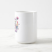 Geschenk für Visagisten: Blend Slay Repeat Ästheti Kaffeetasse (Mittel)